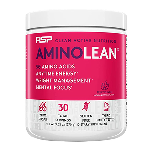 Aminolean in Pakistan by RSP Nutrition Preworkout Supplement Healdom Nutrition
